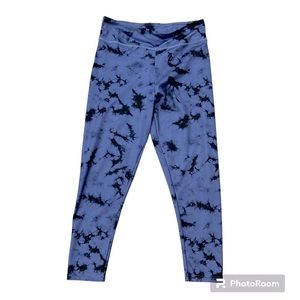 SHEIN CURVE -Active wear blue leggings pants